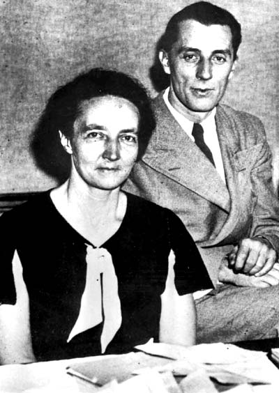 Irène et Frédéric Joliot-Curie